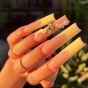 Métal diamant abeille alliage nail art charme bijoux bricolage doré haut de gamme luxe nail art charme décoration accessoires