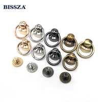 Rivet à tête ronde en métal 8mm/10mm, à visser, pour sacs, téléphones et artisanat