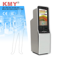 Kiosque de jeu en libre-service pour casino en intérieur, écran tactile, lecteur de code-barres, paiement en espèces/pièces, boîtier étanche, OEM/ODM, SDK Intel