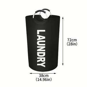 Panier à linge de 100 litres, panier à linge gris, organisateur pour chambre à coucher, salle de bain - Product Image 2