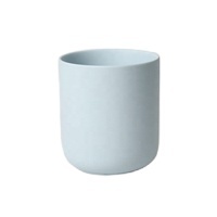Vente en gros de cadeau promotionnel pots de bougie cylindriques artisanaux en céramique décorative pot de bougie unique de luxe pour la maison