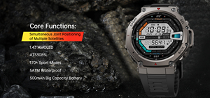 Orologio GPS Multisport DM58 per Spedizioni All'aperto con Funzione <span class=keywords><strong>di</strong></span> Navigazione Offline Pre-Scaricata - Product Image 2