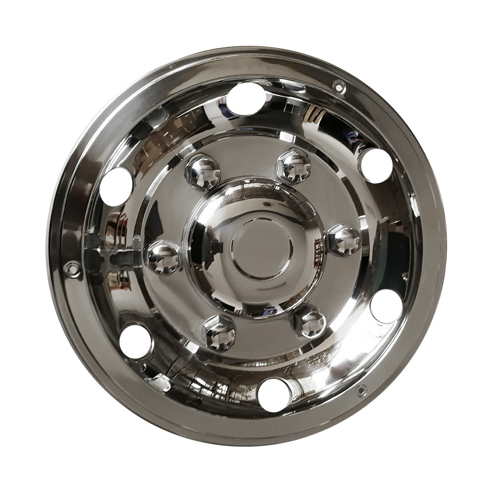 Eagle 17.5" Stainless Steel Wheel Simulator Covers – 6 Lug, 6 Hole, For Hino Truck (Set Of 4) - View #3