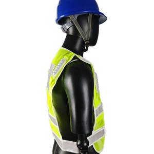 سترة أمان عالية الوضوح من الفئة 2 وفقًا لمعايير ANSI مع شعار مخصص وتصميم عاكس - Product Image 2