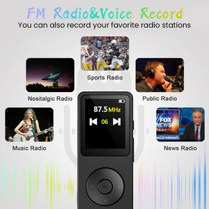 Reproductor MP3 de 1.8 Pulgadas Directo de Fábrica, BT 5.0, Radio FM, Libro Electrónico, Grabadora de Video, Compatible con Tarjeta TF de 128GB, Reproductor de Música Portátil - Product Image 3