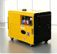 Einphasiger 15KVA 12KW Leiser Dieselgenerator 50Hz 400V Wechselstromgenerator Tragbares Leises Diesel-Aggregat Mit ATS Automatischer Transferschalter