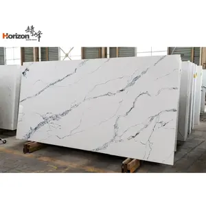 2023 Artificial Horizon White Quartz Stone Slab Factory/Silestone Quartz Stone/Artifical Quartz Stone