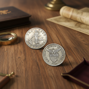1906 Filipijnen 1 Peso (Amerikaanse administratie) antieke stijl herdenkingsmunten, geschenken, woondecoratie - Product Image 4