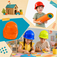 Casque de chantier créatif pour enfants, jouet en plastique, accessoire de déguisement pour Halloween, anniversaire, spectacle, événements