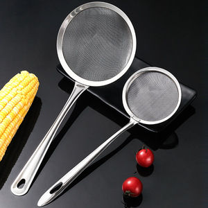 Stainless Steel Fine <b>Mesh</b> <b>Strainer</b> Spoon Set For Kitchen Cooking And Juicing - Product Image 3