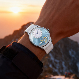 Montres mécaniques automatiques de luxe pour hommes Verre saphir Acier inoxydable Bracelet en caoutchouc Personnalisation du logo Marquage Montre-bracelet OEM - Product Image 5