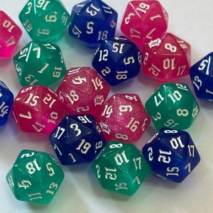 Set di Dadi Poliedrici Personalizzati in Acrilico/Plastica per <span class=keywords><strong>D</strong></span>&<span class=keywords><strong>D</strong></span>/RPG/Giochi da Tavolo, Trasparenti/Colorati, 7 Pezzi/D20/D12, Economici/Prezzo di Fabbrica - Product Image 5