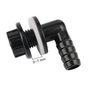 3/8 "filo a 12mm 90 gradi acquario acquario serbatoio acqua connettore di drenaggio del gomito - Product Image 3