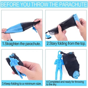 <span class=keywords><strong>Parachute</strong></span> <span class=keywords><strong>jouet</strong></span> jouets volants pour enfants lancer libre main jeter <span class=keywords><strong>Parachute</strong></span> armée homme le lancer et regarder l'atterrissage en plein air - Product Image 6