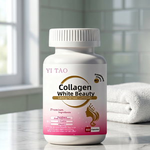 Cápsulas de Suplemento Dietético de Colágeno de Alta Potencia con Vitamina C para Blanquear la Piel, Antienvejecimiento y Brillo, para Adultos - Product Image 1