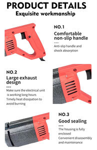 Vibrateur à béton électrique interne portable FeiYu 220V avec moteur et pompe, haute efficacité, 3000 tr/min, amplitude de 1 mm - Product Image 4