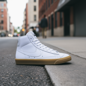 Zapatillas Deportivas Casuales para Mujer Nike Blazer Mid Premium, Estilo Coreano, Punta Redonda Iluminada, Parte Superior de Malla, Suela de Goma, Rosa Perla, Todas las Temporadas - Product Image 2