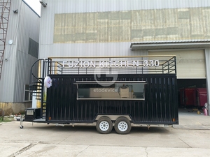Camion de restauration mobile à deux étages, remorque de concession, équipement de cuisine, restauration rapide, commerce de rue, conteneur-<span class=keywords><strong>bar</strong></span> - Product Image 2
