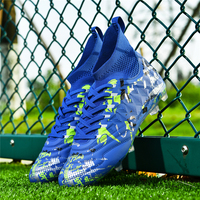 Chaussures de football d'entraînement durables, tige en PU, semelle extérieure en TPU résistante à l'abrasion, légères, imperméables, antidérapantes, printemps, été, automne