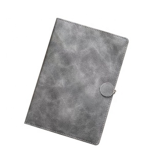 Cubierta de carpeta de cuero PU A5/<span class=keywords><strong>A6</strong></span> personalizada, suministros de oficina económicos de fábrica con costura de sillín, tela, cuaderno, planificador, encuadernado con anillo - Product Image 1