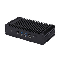 Mini PC industriel embarqué K1055GEX Intel Core I5 10210U Quad Core 8x 2.5G LAN SSD+HDD Stockage DDR4 RAM Linux pour maison intelligente