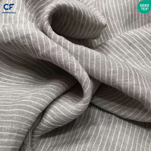 Органическая 100% льняная ткань, изготовленная из экологически чистой пряжи, окрашенной в массе, с мягким эффектом стирки, для домашнего текстиля, рубашек, платьев и обивки диванов. - Product Image 2