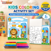 Ensemble d'autocollants à colorier pour enfants avec logo personnalisé OEM ODM 4 thèmes Kit d'activités artistiques et créatives pour enfants DIY 3 ans et plus Jouets éducatifs de dessin