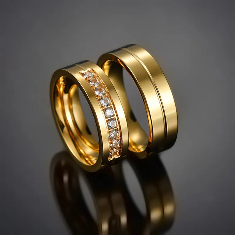 Cincin Perhiasan lapis emas Saudi Dubai, cincin pria berlian murni 18K / 24K