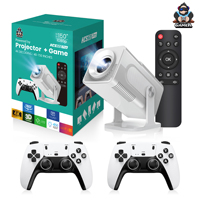 Proyector de Juegos Portátil LED HD 1080P WiFi 6 de Alta Calidad con Control de Juego, Cine en Casa, Android