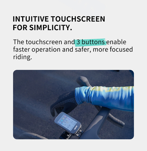Ordinateur de vélo intelligent GEOID CC700 Pro, GPS, <span class=keywords><strong>capteur</strong></span> ANT+, écran tactile 2,8 pouces, données en temps réel, sans fil, étanche IPX7, navigation hors ligne - Product Image 5