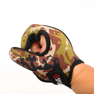 Gants de pêche en néoprène à deux doigts pour la pêche à la ligne et la pêche en eau profonde avec design antidérapant unisexe - Product Image 2