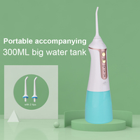 Hydropulseur dentaire sans fil personnalisable, 300 ml, portable, rechargeable, pour l'hygiène bucco-dentaire