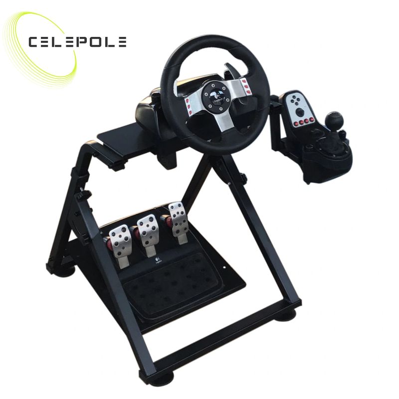 Racing Steering Wheel Stand for PC USB Handbrake Logitech