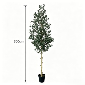 Wholesale Artificial Eucalyptus Leaves Garland Greenery <b>Plant</b> for Home Office Shelf Wedding Party Decor - Product Image 2