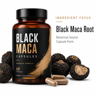 Extrait de Maca de haute qualité Panax Ginseng café Ultimate Plus supplément de racine Capsules de Maca esthétique noire pour grosses fesses adulte
