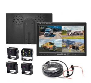 2026 שנה חדשה 4 עדשה 1080p ahd טוב לילה חזון משאית רכב דמצלמת 4 מצלמות 360 ° המכונית גדולה מכונת וידאו מקליט 15 מ 'חוט משאית שחורה תיבת - Product Image 1