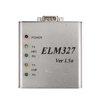 ELM327 USB Metálico de Aluminio, Carcasa Metálica ELM 327 V1.5/V1.5a, Compatible con Todos los Protocolos OBD2 OBDII, Escáner de Diagnóstico Automotriz