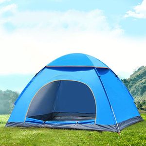 Tente de camping et de tourisme extérieure entièrement automatique, imperméable et pop-up pour la plage - Product Image 1