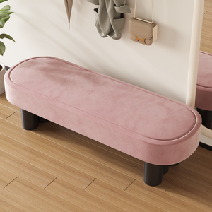 Tabouret à langer confortable en tissu doux, tabouret à langer amovible pour vestiaire, bout <span class=keywords><strong>de</strong></span> <span class=keywords><strong>lit</strong></span>, salon, design moderne - Product Image 3