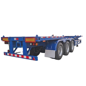 Remorque châssis squelette porte-conteneurs 3 essieux 40 pieds à prix abordable à vendre - Product Image 3