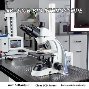 Nouveau microscope biologique binoculaire au design innovant |   Amplification 1000X |   Écran LCD à mise au point automatique |   Laboratoire de recherche et d'enseignement IP55 - Product Image 2