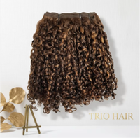 Cabello Virgen 100% con Cutícula Alineada, Más Vendido de Fábrica, para Ondas Profundas, Cabello de Ganchillo con Nudos Milagrosos, Cabello Rizado Sin Nudos Estilo Boho, Tejido de Cabello Virgen