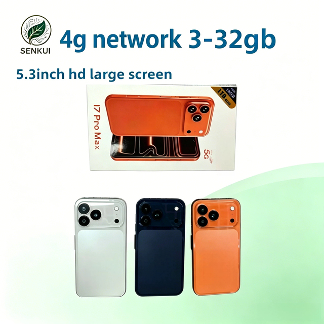 2026 Unlocked I17 Pro Max Smartphone High Quality Mobile Phone 4G 4GB RAM 64GB ROM Show 1TB Android CellPhone 5.3inch