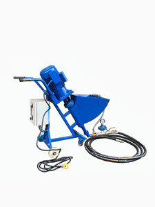 Electric Grout Pump with Motor and Hose for <b>Spraying</b> in Construction - Product Image 3