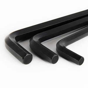 Blackened Finish Allen Wrench Set High Torque Alloy Metal Short Arm Hex <b>Key</b> Automotive Repair Workshop Component Spare Part - Product Image 2