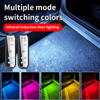 Voyant d'avertissement LED coloré pour les voitures Anti-Collision et Atmosphère d'impact arrière Lumière de bienvenue Aucun câblage requis