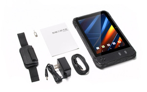 Rugged Android Professional NFC MTK Octa Core OEM <b>Tablet</b> 4G Industrial PC Fingerprint Barcode Big Capture Scanner Battery Device - Product Image 5