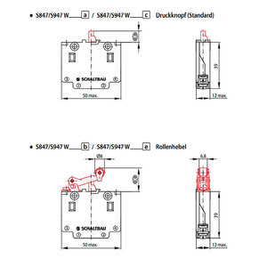 Interrupteur à action rapide S847 W1D2a, 1 pôle, monophasé, boîtier PC, IP20, pour commande électrique - Product Image 4