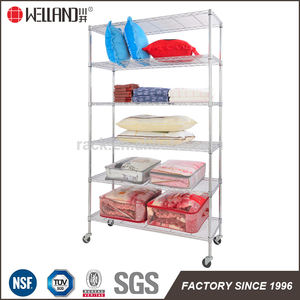 Zhongshan <span class=keywords><strong>Welland</strong></span> Étagère en fil d'acier chromé à 6 niveaux Chaud à pour magasin - Product Image 2