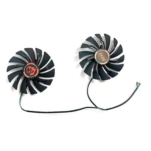 ใหม่ล่าสุดพัดลม GPU 380 390 R9 4PIN PLD10010S12HH 95มม. สำหรับ MSI <span class=keywords><strong>Radeon</strong></span> R9 390 R9 380 R7 370 RX <span class=keywords><strong>470</strong></span>การ์ดกราฟิกสำหรับเล่นเกมระบายความร้อน - Product Image 4